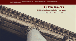 Desktop Screenshot of latinismos.com