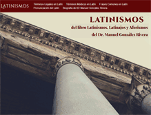 Tablet Screenshot of latinismos.com